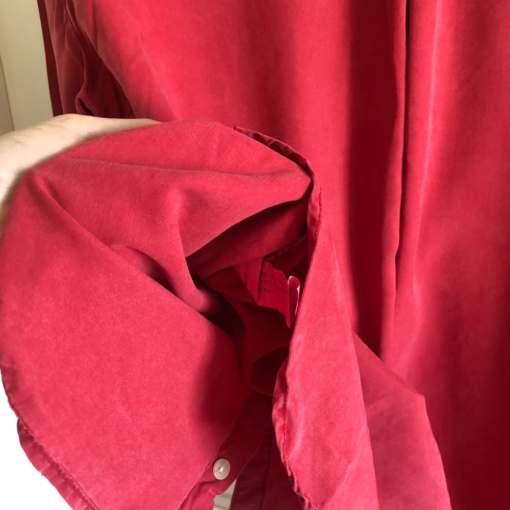 Thread & Supply Red Button Down( M ) - image 7